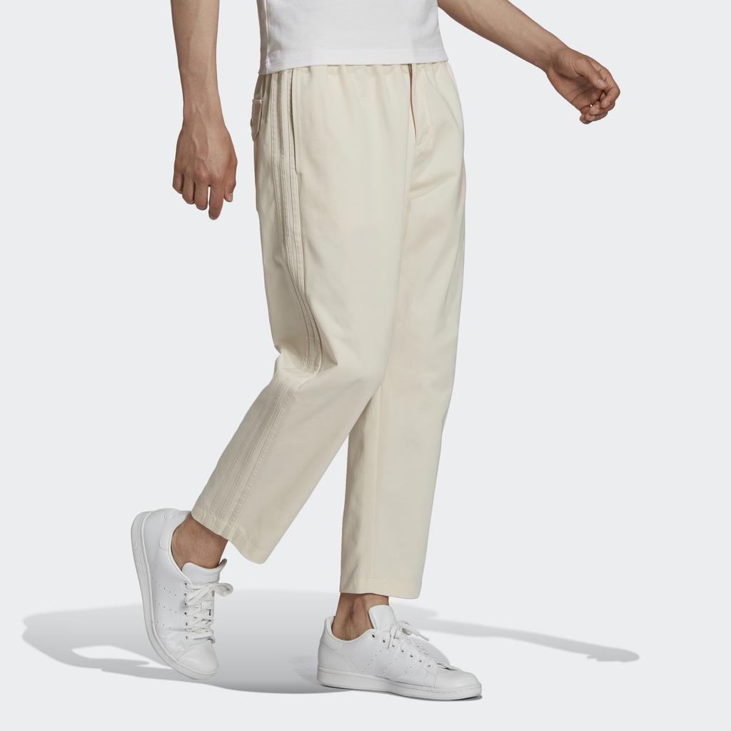Adidas Originals C Twill Long Knit Sports Pants Men Bottoms Off-White HG4867