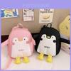Penguin Kids School Backpack With Nylon Material And Animal Pattern For Toddler And Preschool Use