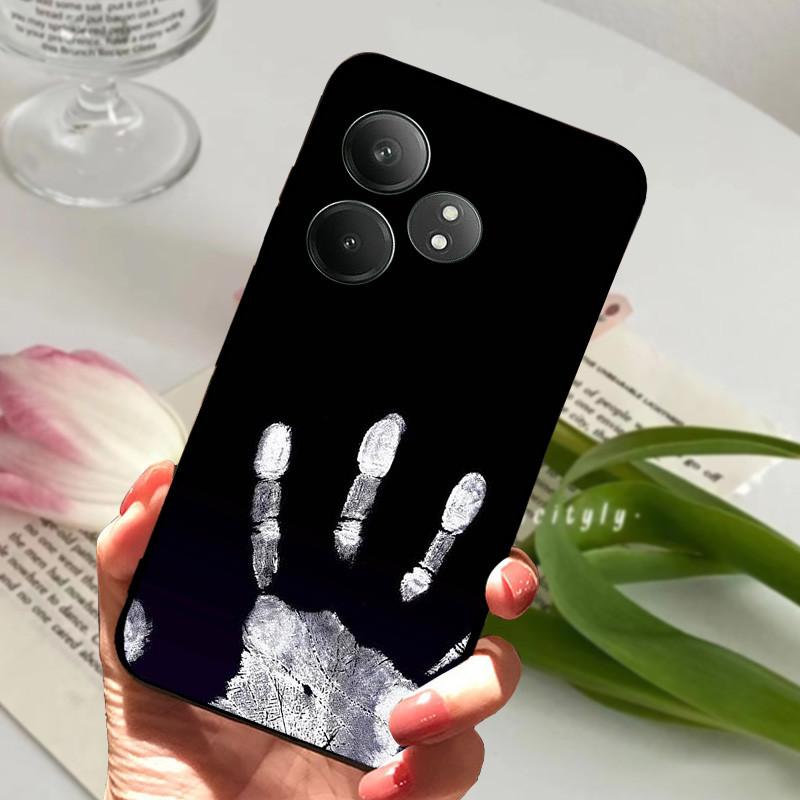 For Realme GT 6 GT6 Case Shockproof Soft TPU Silicone Phone Cover For Realme GT 6T Capa Realme GT6 GT6T Cartoon Matte Bumper