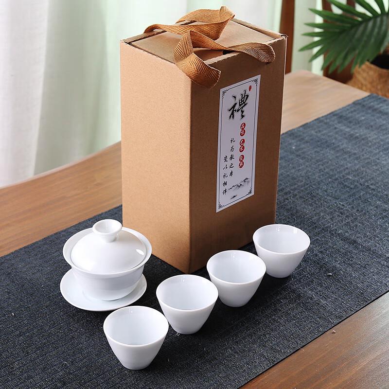 Dehua White Porcelain Gongfu Tea Set