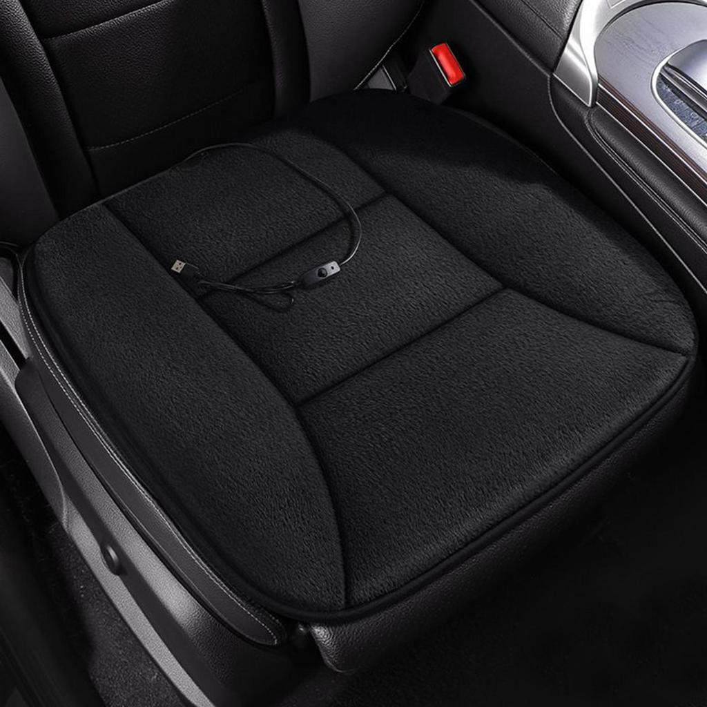 Coprisedili Riscaldati per Auto 12V Elettrici Ricaricabili USB Traspiranti Accessorio Auto Cuscino Riscaldato per Sedile per Inverno Veicolo SUV