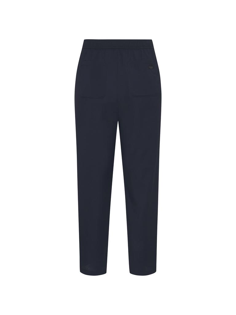 K2 Signature New Flowy Elastic Waist Pants W_Navy