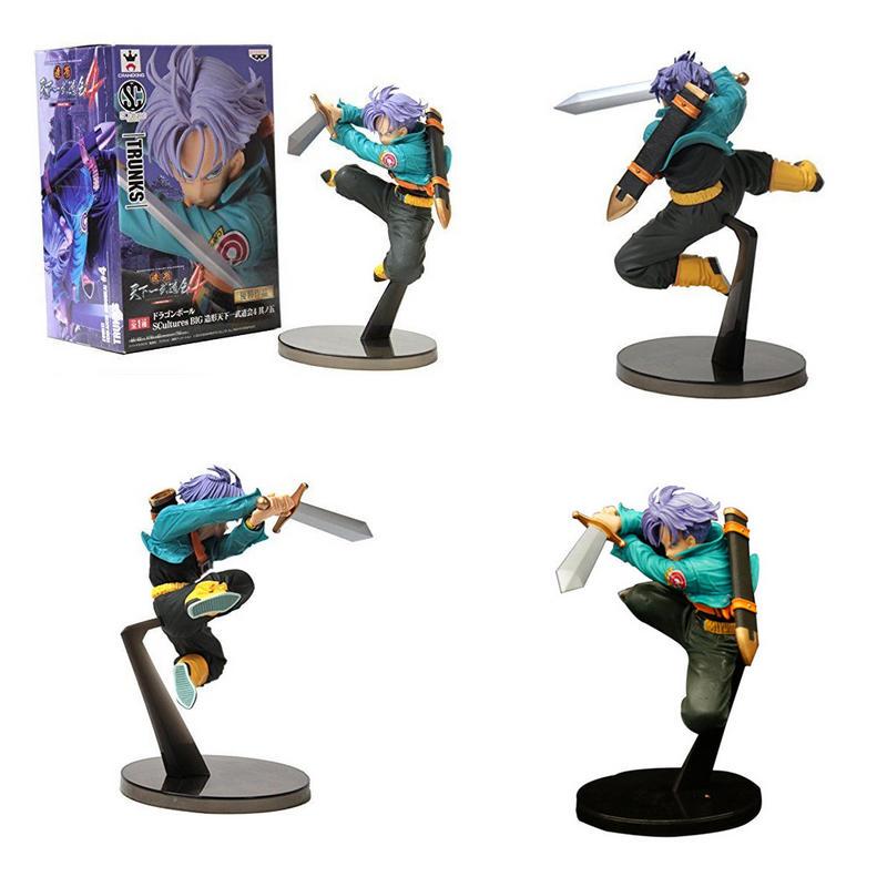 Anime Dragon Ball Z Scultures BIG TRUNKS Tenkaichi Budokai 4 Figures Collect Toy