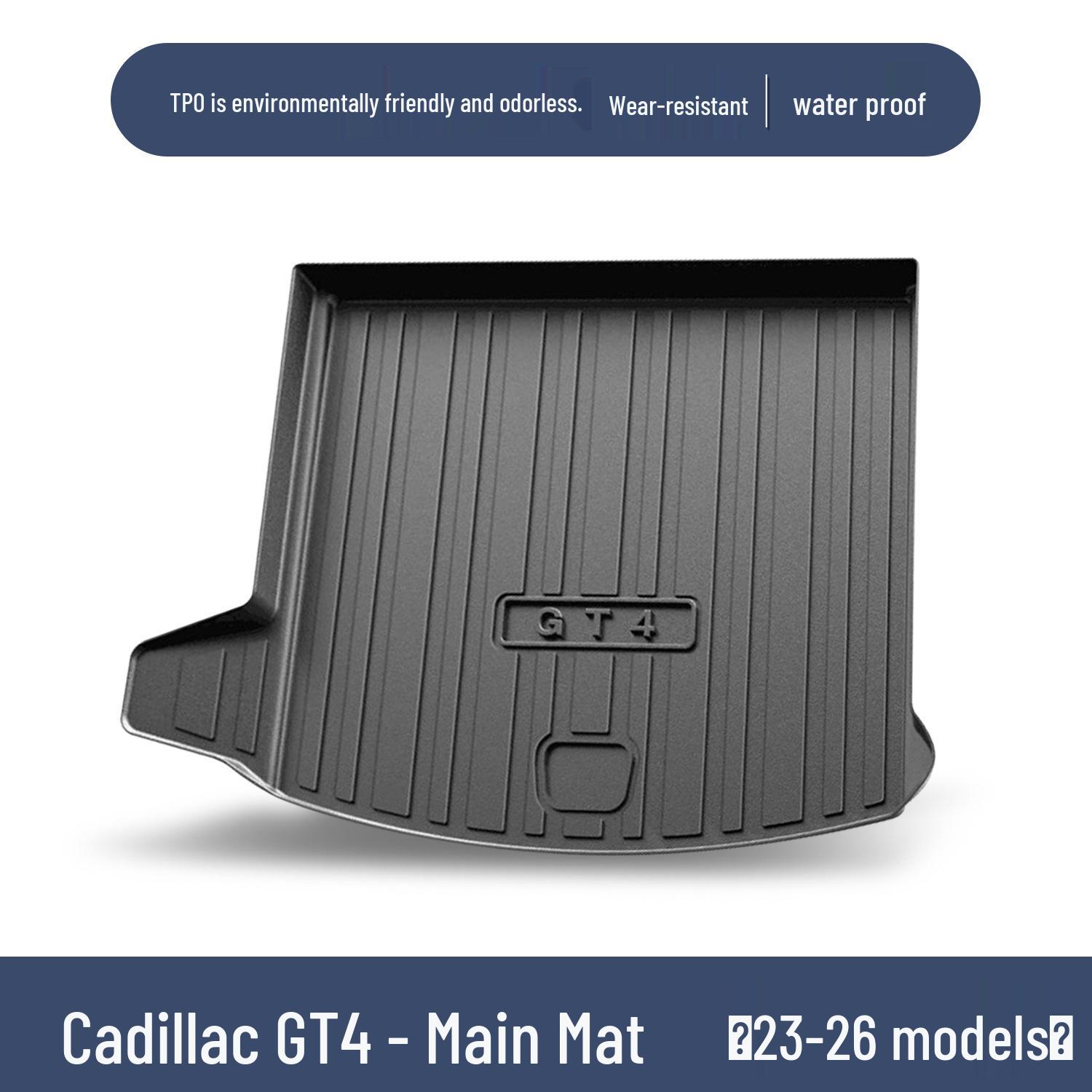 Cadillac GT4 TPE Trunk Mat: Car Interior Accessory & Decoration 100*90