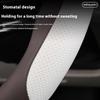 For BYD Song Plus DMI Seal U Sealion 6 Steering Wheel Cover Hand-Stitched Anti-Slip Leather Interior Car Accessories