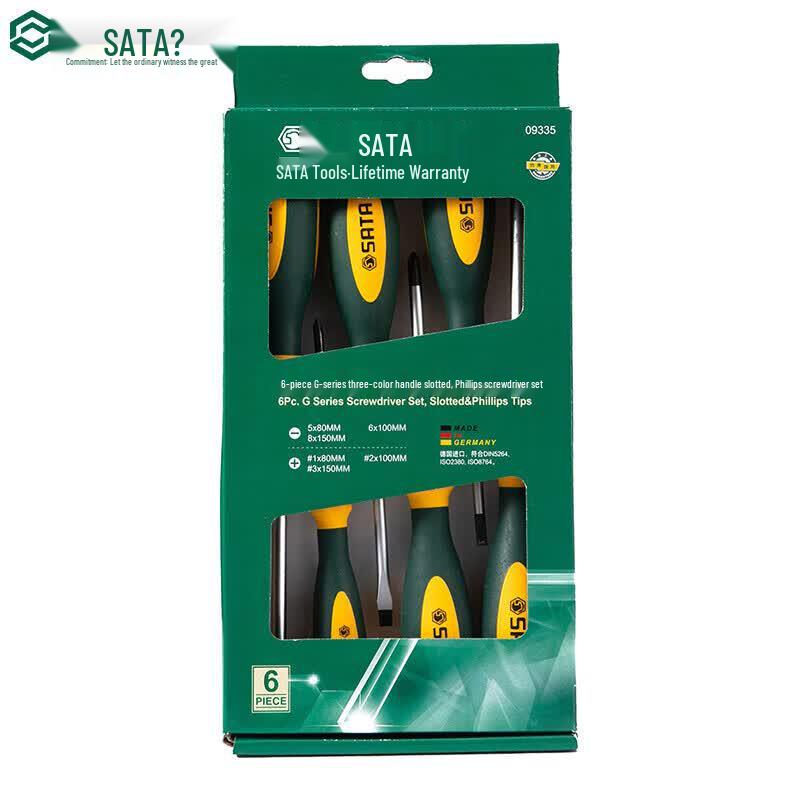 SATA 09335 6-Piece G-Series Screwdriver Set