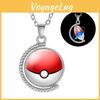 Adorable Pokemon Pokeball Necklace Cute Cartoon Character Jewelry Handmade