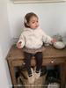 Children's Bunny Ear Lambswool Jacket - 2025 New Korean Style Warm Autumn Winter Coat for Baby Girls