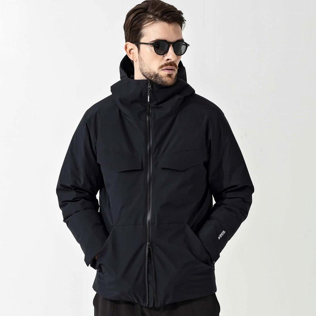 TEX INFINIUM Down Medium +phenix Men's Jacket, Khaki,