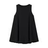 New Summer Products, Women's Clothing, Fashionable Wide-pendulum Round Neck Sleeveless Short Dress
