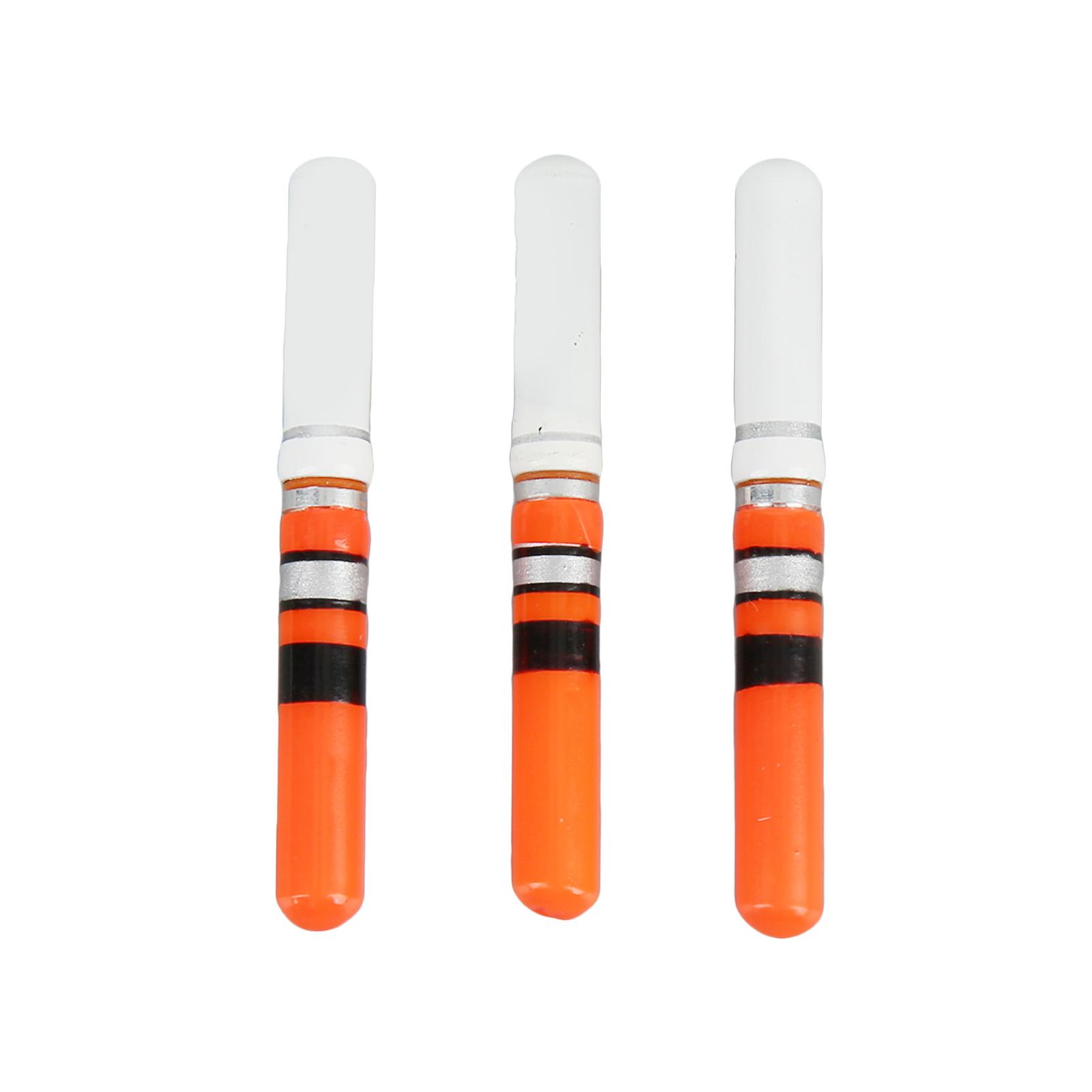 

3Pcs Cylindrical Night Fishing LED Float Luminous Glowing Float Tail LED Light Stick Tools Red