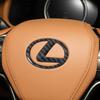 1pcs Car Steering Wheel Center Emblem Decoration Sticker For Lexus NX IS 250 RX GS UX RX300 RX350 CT200H GX460 ES LX Fsport GX