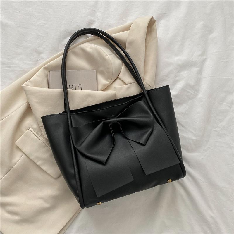 Big Bow Bag Women's Bag 2025 Summer New Large-capacity Tote Bag Korean Version Foreign Style Shoulder Handbag Women
