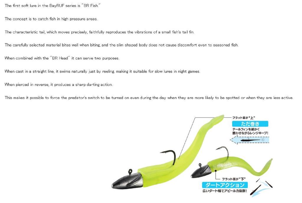 Duo Soft Lure Bay Ruf BR Fish 4 Inch F103 (1258)