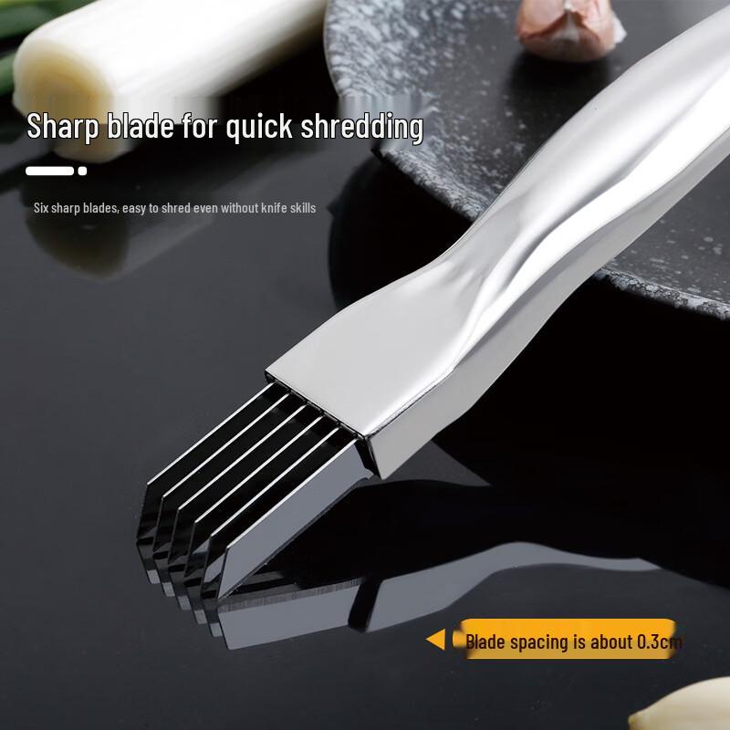 ZISIZ 304 Stainless Steel Scallion & Onion Slicer