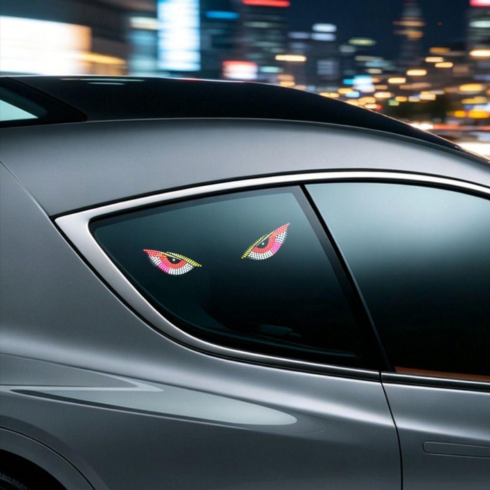 Cool Car Demon Eye Light Creative Car Atmosphere Light Vehicle Signal Lights Auto Decoration
