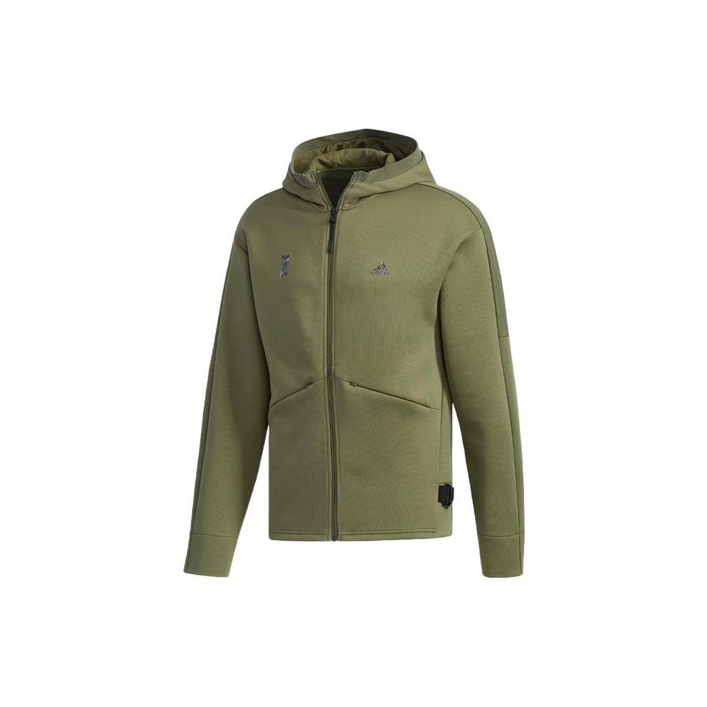 Adidas Wu Ji Collection Jackets Men's Army Green Hooded Moderate Other DM5237