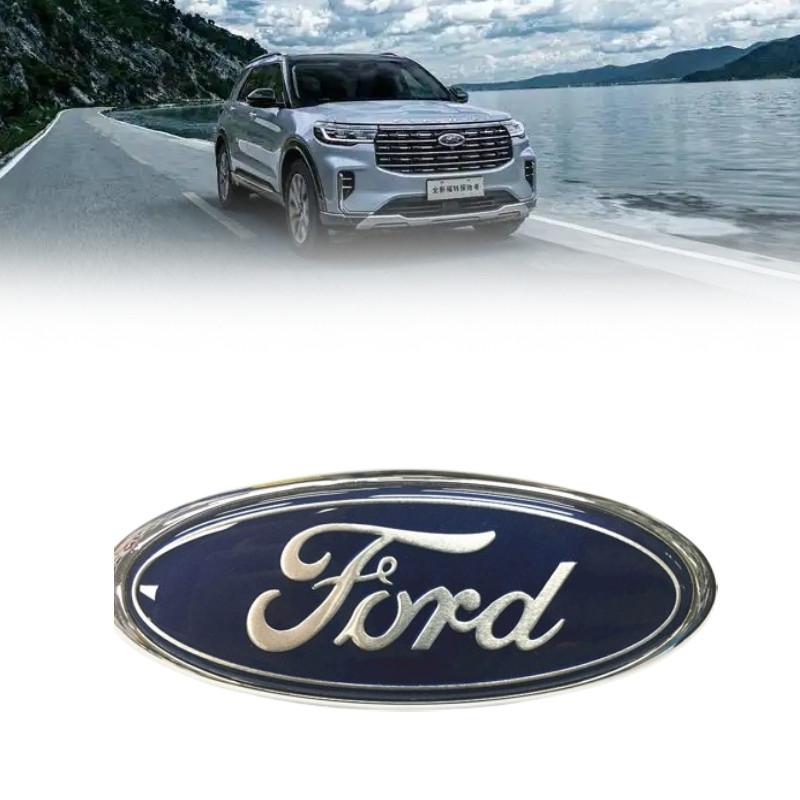 Grille Oval Ford Badge Car Emblem Sticker With Abs Material Front Rear Mark