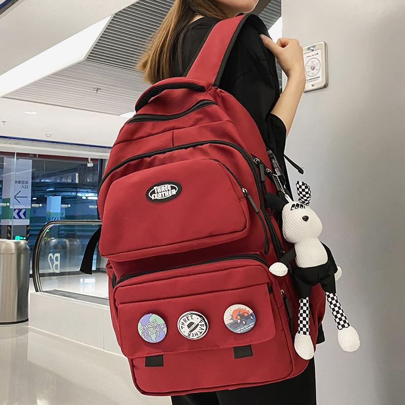 Children Elementary School Students Girls College Students Burgundy Junior High School Students High School Students Boy Backpack