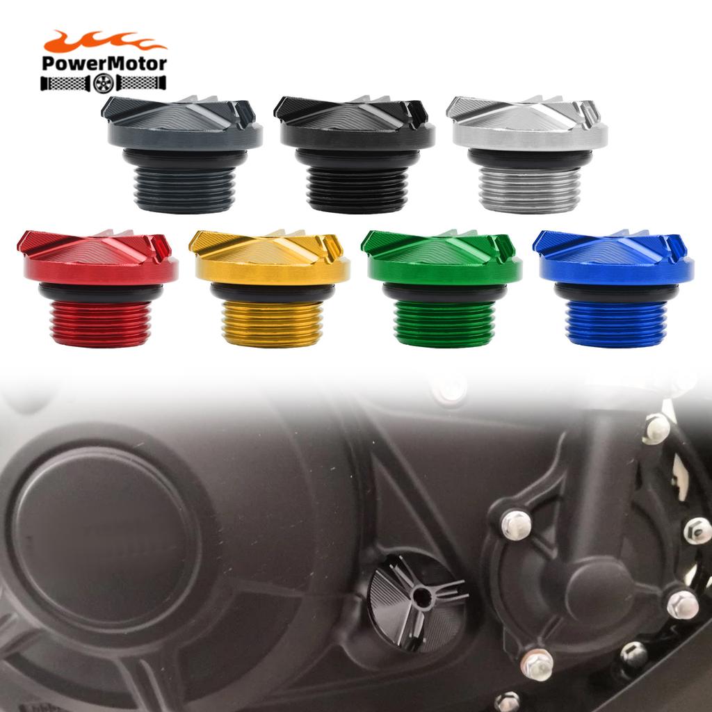 Motorcycle CNC Engine Oil Filler Cap Oil Plug Cover For Kawasaki Z900 Z650 Z800 Z400 Z1000 Z1000R Z1000SX Z900RS Z125 Modified