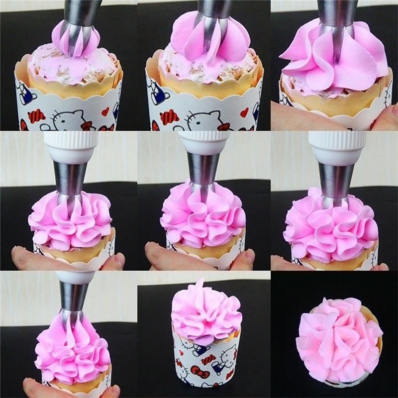 

7pcs Russian Spherical Ball Stainless Steel Icing Piping Nozzle Pastry Tips Fondant Cupcake Baking T