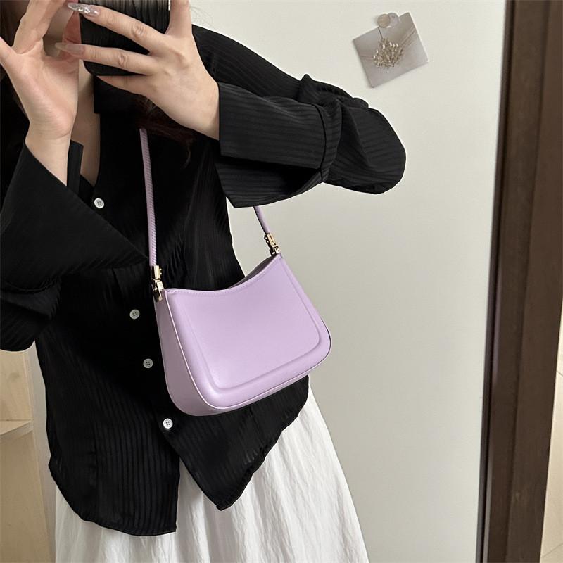 Stylish Spring 2024 Pu Shoulder Bag Trendy Casual Crossbody Underarm Handbag