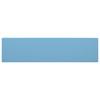 Bathroom Washbasin with Overflow Matte Ceramic Light Blue