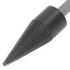 Firewood Bit Cone Wood Splitting Drill Carbon Steel Log Splitter Tool with 3Pcs Removable Shank