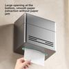 Banyo Depolama İçin Su Geçirmez Tasarımlı Modern Alüminyum Duvara Monte Tuvalet Kağıtlığı