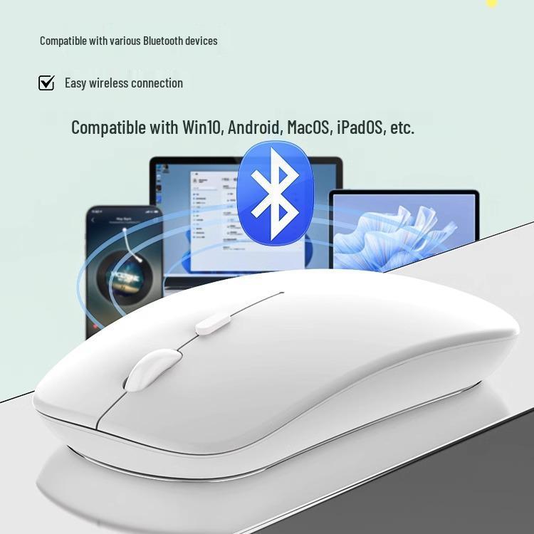 Bluetooth Wireless Mouse for Apple, Huawei, VIVO, Lenovo, OPPO Tablets, iPads, and Xiaomi Devices