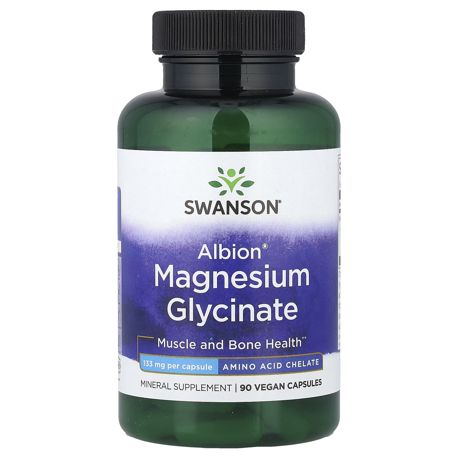 

Albion®, Magnesium Glycinate, 133Mg, 90 Vegan Capsules