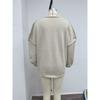 Women's Sweater Solid Color Long-sleeved Casual Loose Cardigan Sweater Jacket
