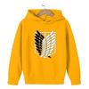Attack Titan Aufdruck Jungen und Mädchen Frühling und Herbst Kapuzenpullover