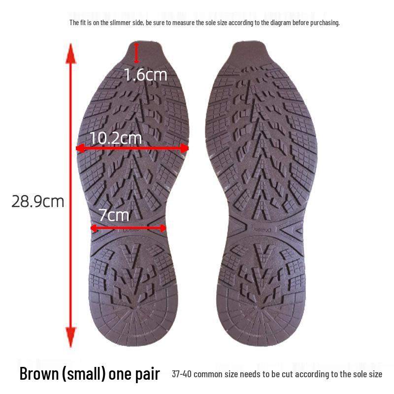 Basketball Shoe Sole Repair: Anti-Slip Wear-Resistant Rubber Patch with Silent Leather Finish
