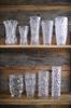 Foyer HAMMER GLASS Crystal MOSAIC 10xH25 Vase, Crystal Clear, Shatterproof Polycarbonate