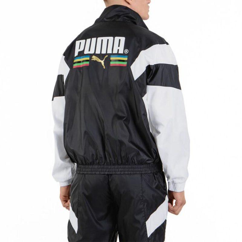PUMA Jackets Men's Black Stand Collar Moderate Other 597610-01
