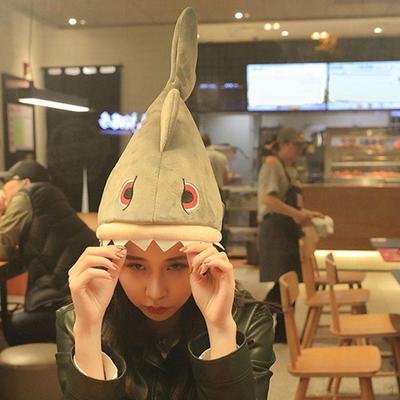 For Animal Shark Hat Headgear Christmas Winter Novelty Carnival Party Photo Props Birthday