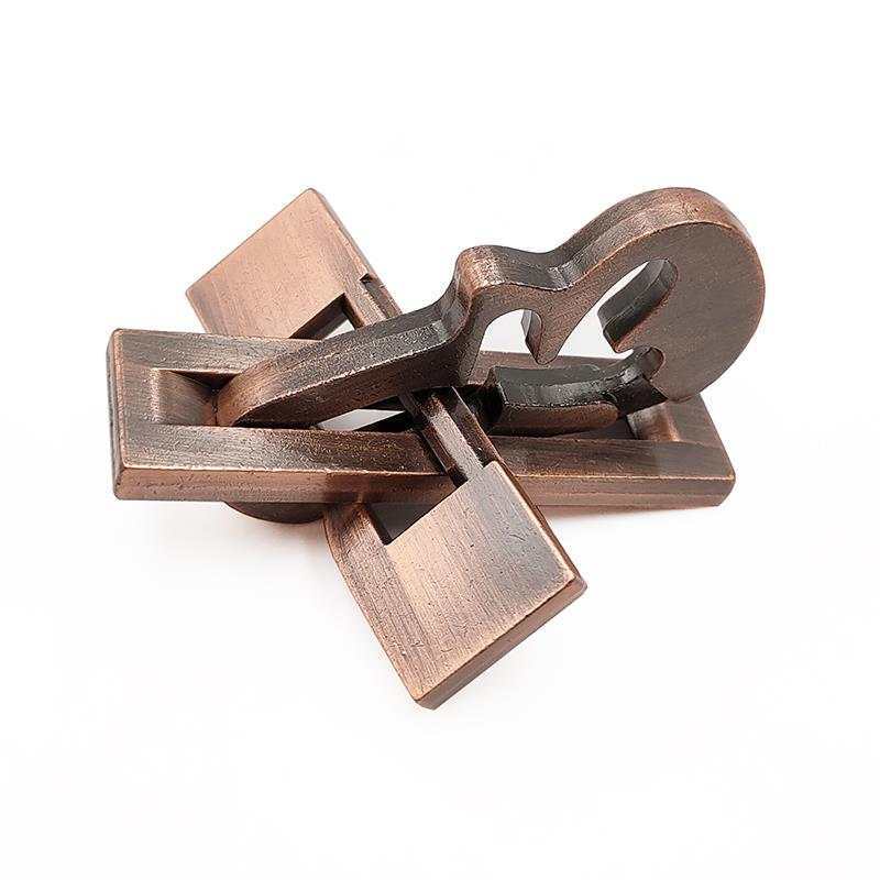 Difficult Disentanglement Brain Teaser Metal Puzzles For Adults and Kids Smart Logic IQ Test Mind Challenge Educational Toys