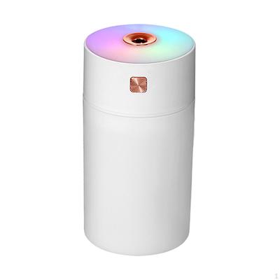 Car Air Humidifier with Colorful Lights Silent 2 Spraying Modes for