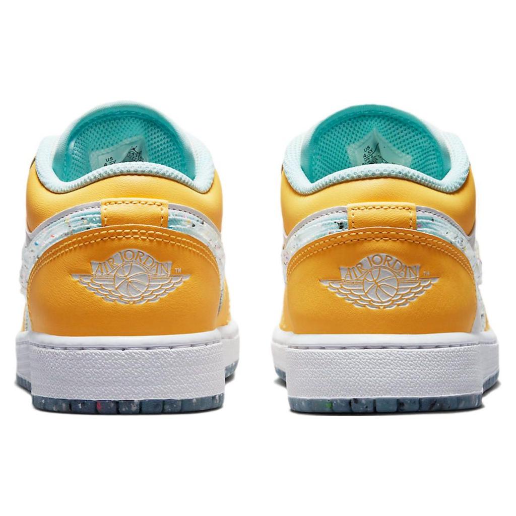 Air Jordan 1 SE GS Recycled Grind Kids Sneakers Yellow Citron-Pulse White DX4375-800