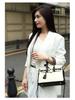 2025 Summer Women's Color Block Handbag - Trendy Platinum Shoulder & Crossbody Bag in European & American Fashion Style.