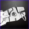 8-Shaped Aluminum Crimping and Wire Cutting Pliers for Stainless Steel and Fishing Hooks