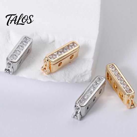 Necklace Chain Adjuster Shortener for Thin Chains, Adjustable Clip with Rhinestone, Metal Jewelry Clasp Clasp, Bracelet Making Supplies Rhinestone