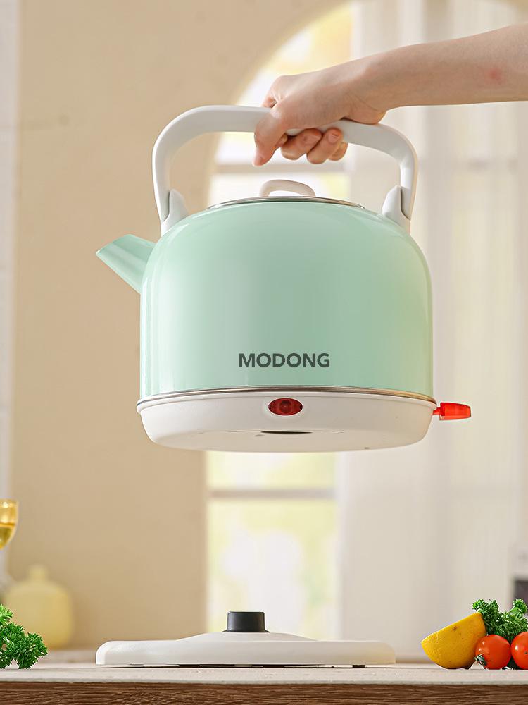 304 Stainless Steel Electric Kettle with Auto Power-Off, Large Capacity.
