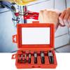 8pcs Easy Out Design Bolt Extractor Set Carbon Steel Broken Bolt Remover  Plumbing Maintenance