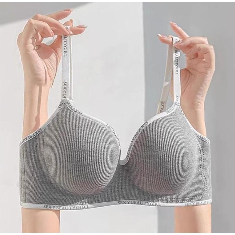 Seamless Comfort Wireless Bra for Women,Push Up Padded Lingerie,Soft Cup Everyday Underwear for Young Girls,Sizes 32-38 AB Cup