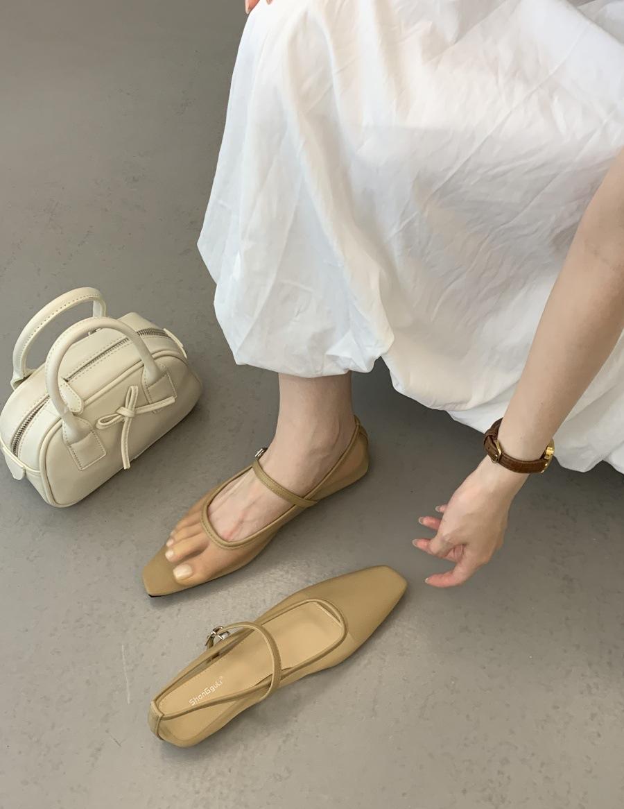 

Туфли-лодочки с неглубоким вырезом и острым носком в стиле феи, с темпераментом, женские 2025 новые простые туфли для работы 39 хаки