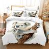 Cartoon Koala Cute Animal Leaves Flowers Comfortable Duvet Quilt Cover Pillowcase Bedding Set Bedroom Decoration Home Textile