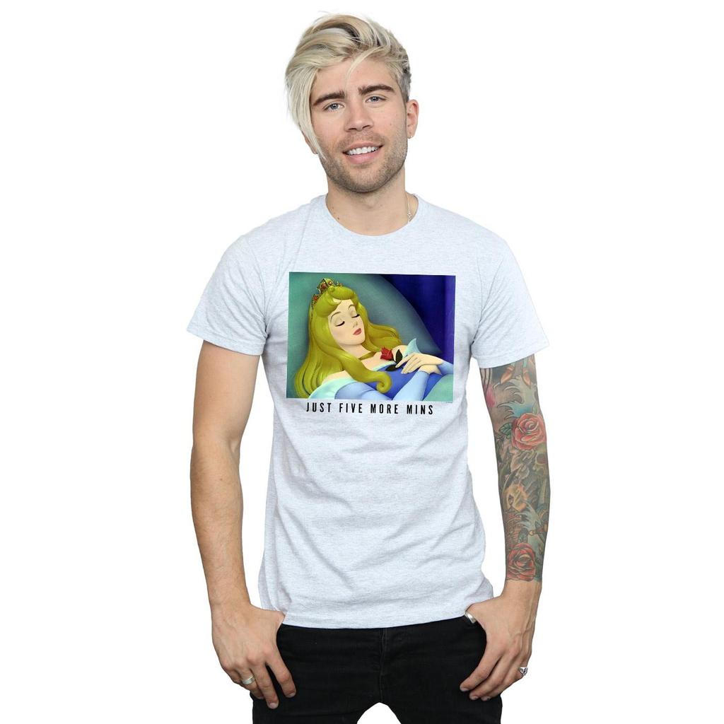 Disney Princess Mens Sleeping Beauty Five More Minutes T-Shirt