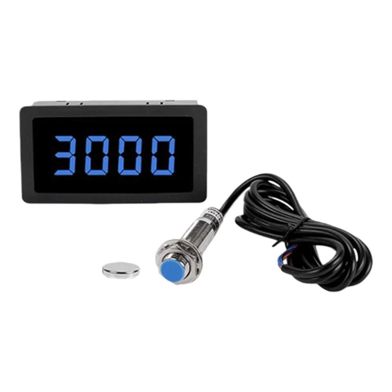 Upgrades Hall Sensors Speed Meter Digital RPM Tester Easy Installation Low Power Consumption Not Interferences for Motors